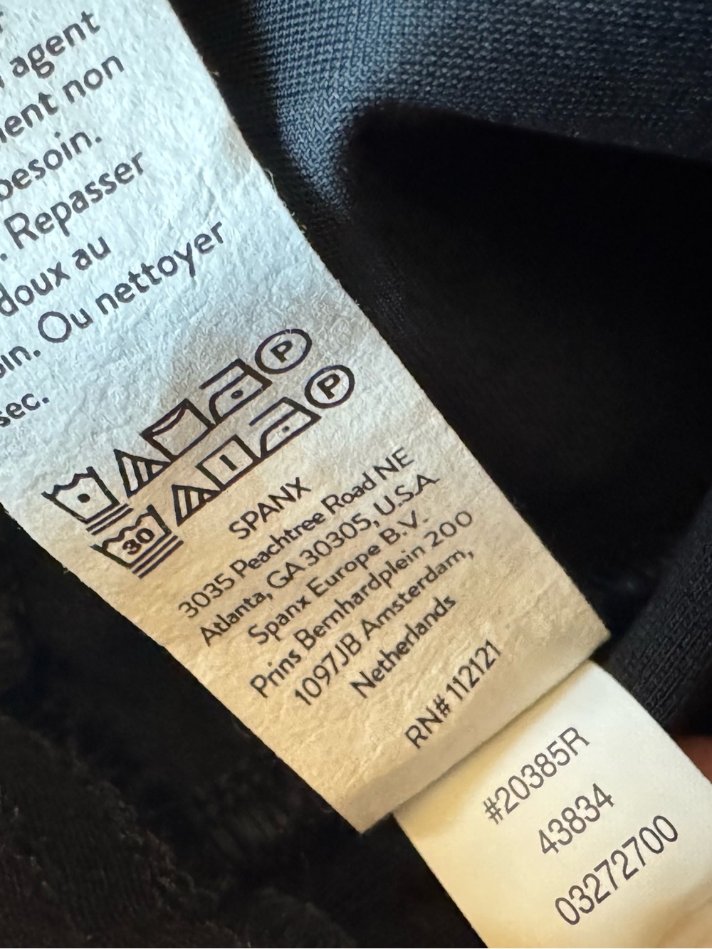 SPANX Wide Leg Ponte Pants black size medium like new - Picture 11 of 11